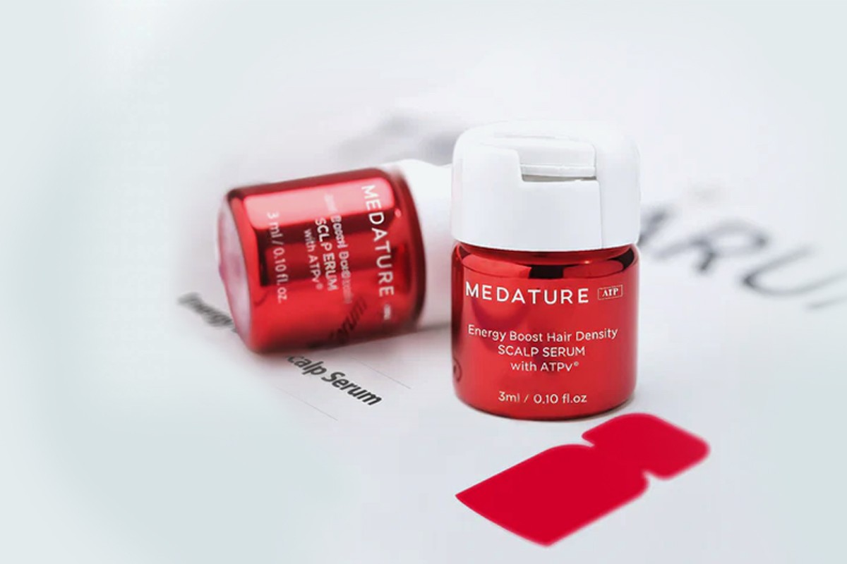 Jar of Medature Energy Boost Scalp Serum with ATPv®